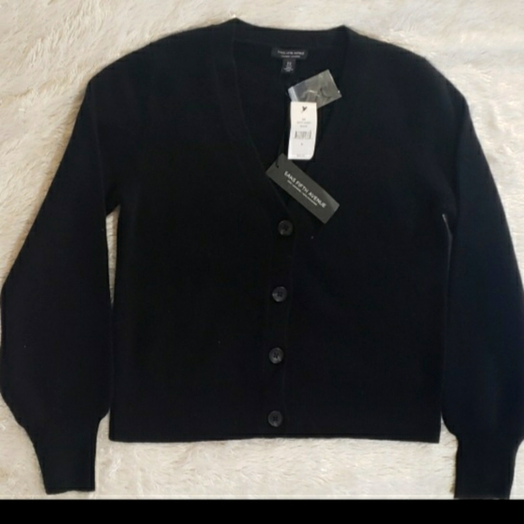 Saks Fifth Avenue Sweaters - Brand Saks Fifth Avenue, size L, color Black